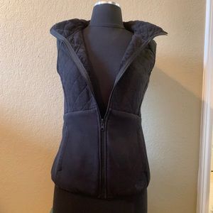 Black reversible vest